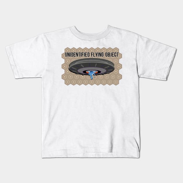 Unidentify Flying Object Kids T-Shirt by GilbertoMS